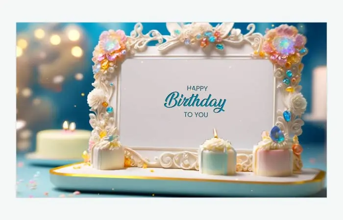 Beautiful 3D Birthday Invitation Slideshow Template